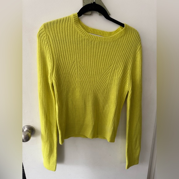 Endless Rose Knitted Fitted Sweater Yellow - Picture 2 of 5